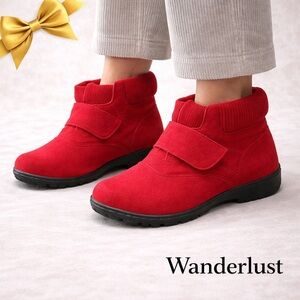 Wanderlust Red Winter Boots Size 11 WW